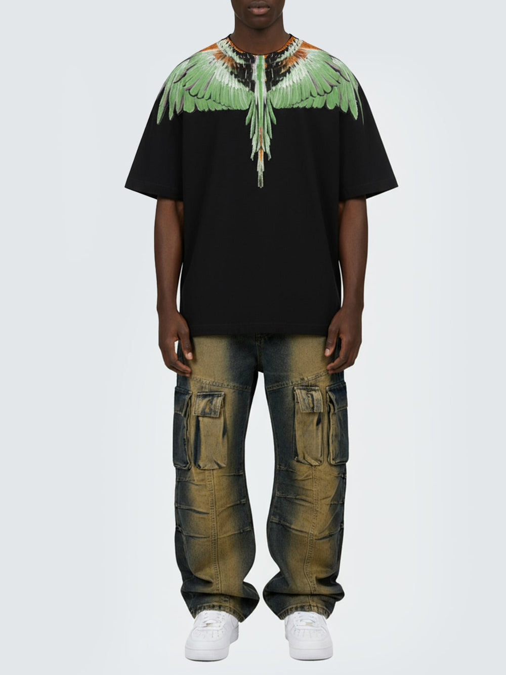 County of Milan T-shirt Uomo F5CAMATH027 Nero