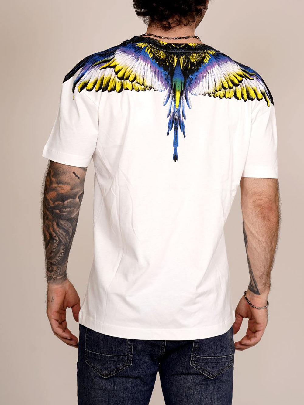 County of Milan T-shirt Uomo Crema