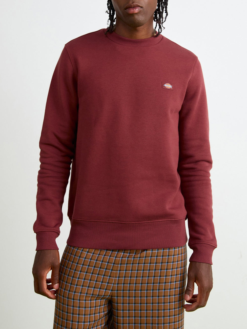 Dickies Felpa Girocollo Uomo Oakport Bordeaux