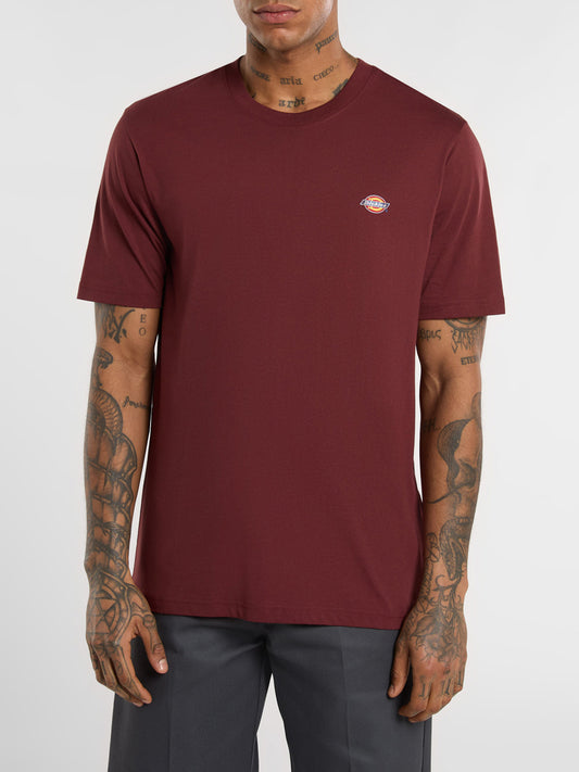 Dickies T-shirt Uomo Mapleton Bordeaux