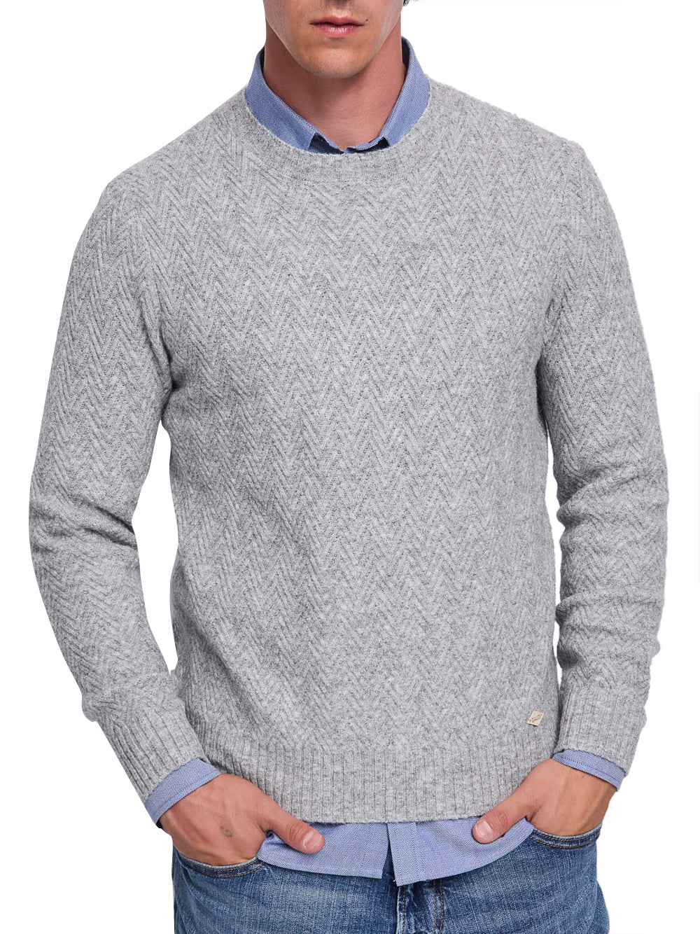 Gaudi Pullover Uomo Grigio