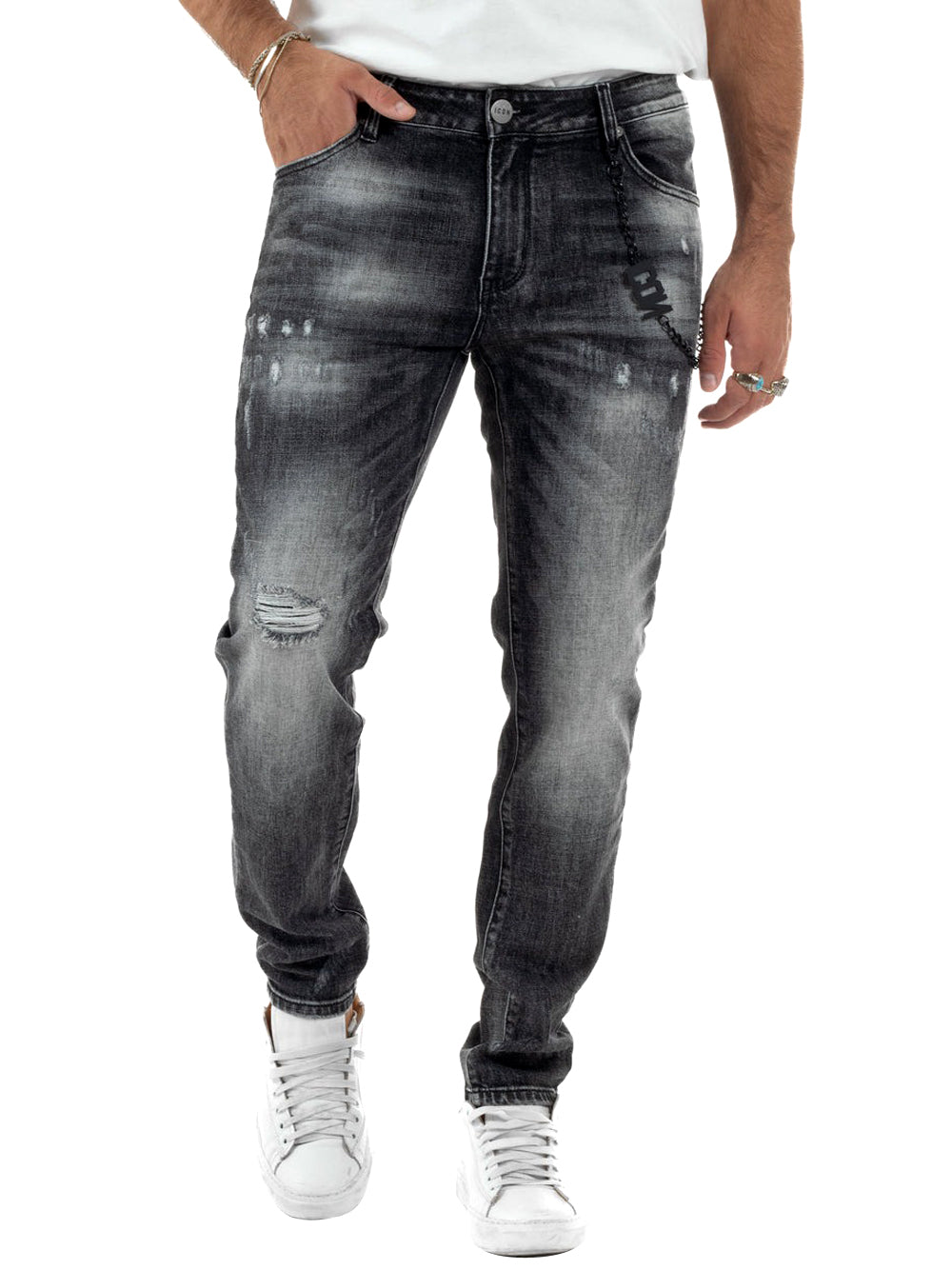 Icon Jeans Skinny Uomo Denim