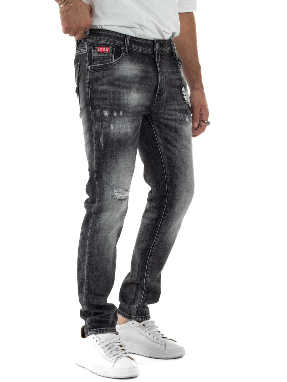 Icon Jeans Skinny Uomo Denim