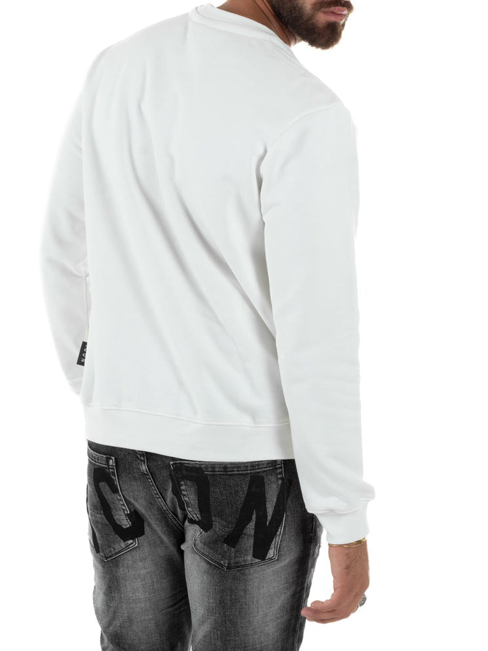 Icon Felpa Girocollo Uomo Bianco ottico