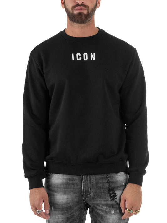 Icon Felpa Girocollo Uomo Nero