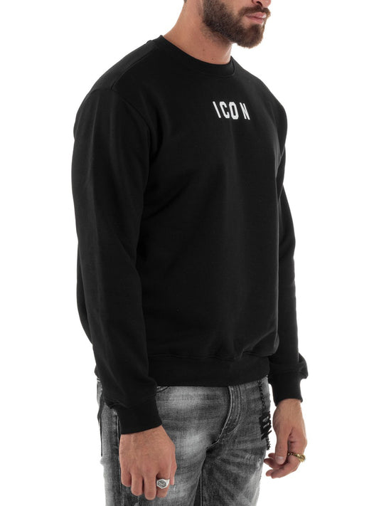 Icon Felpa Girocollo Uomo Nero