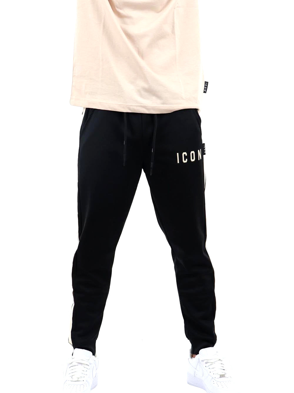 Icon Pantalone Tuta Uomo Nero