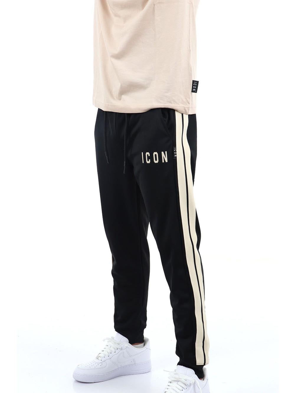 Icon Pantalone Tuta Uomo Nero