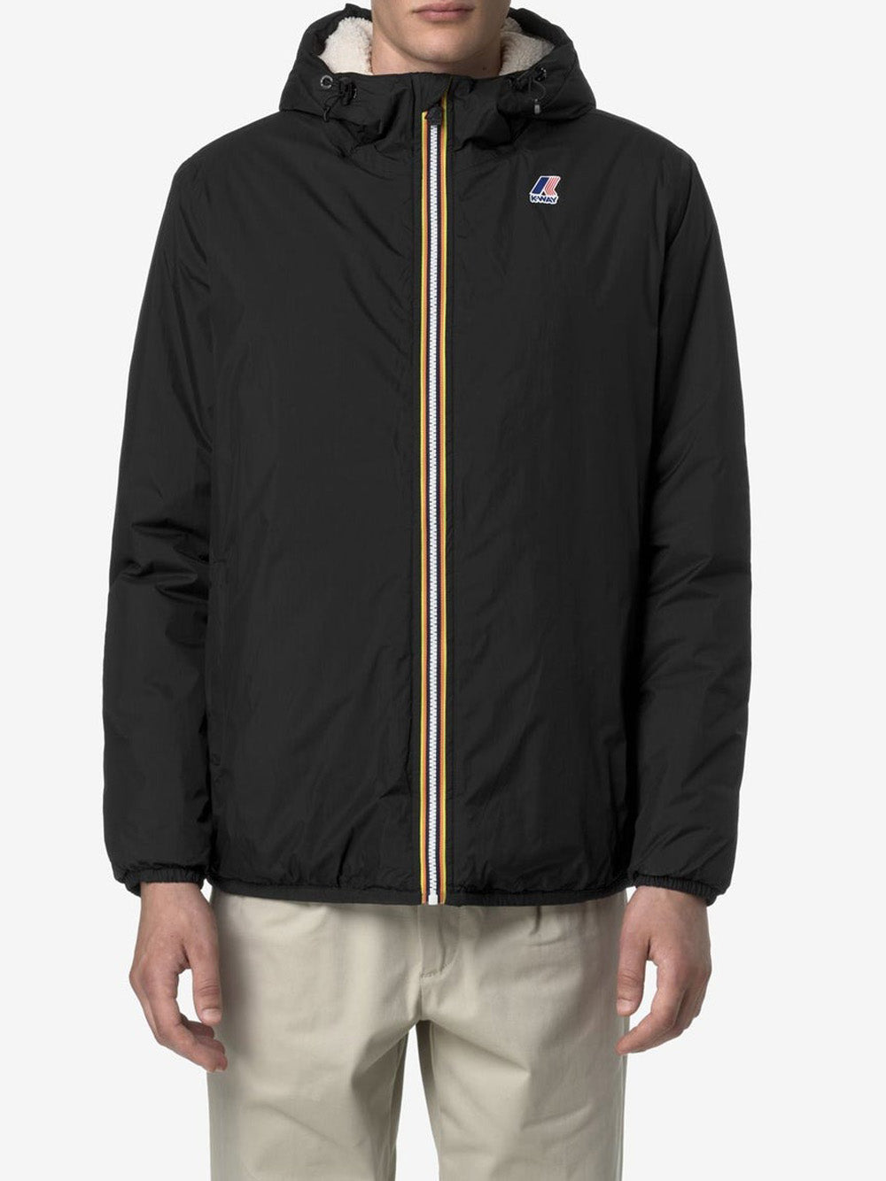 K-way Giubbino Uomo Le Vrai 4.0 Claude Orsetto Nero