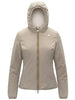 k way giubbino donna lily st warm double beige 5755484