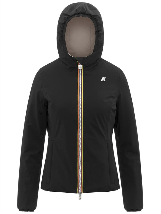 K-way Giubbino Donna Lily St Warm Double Nero