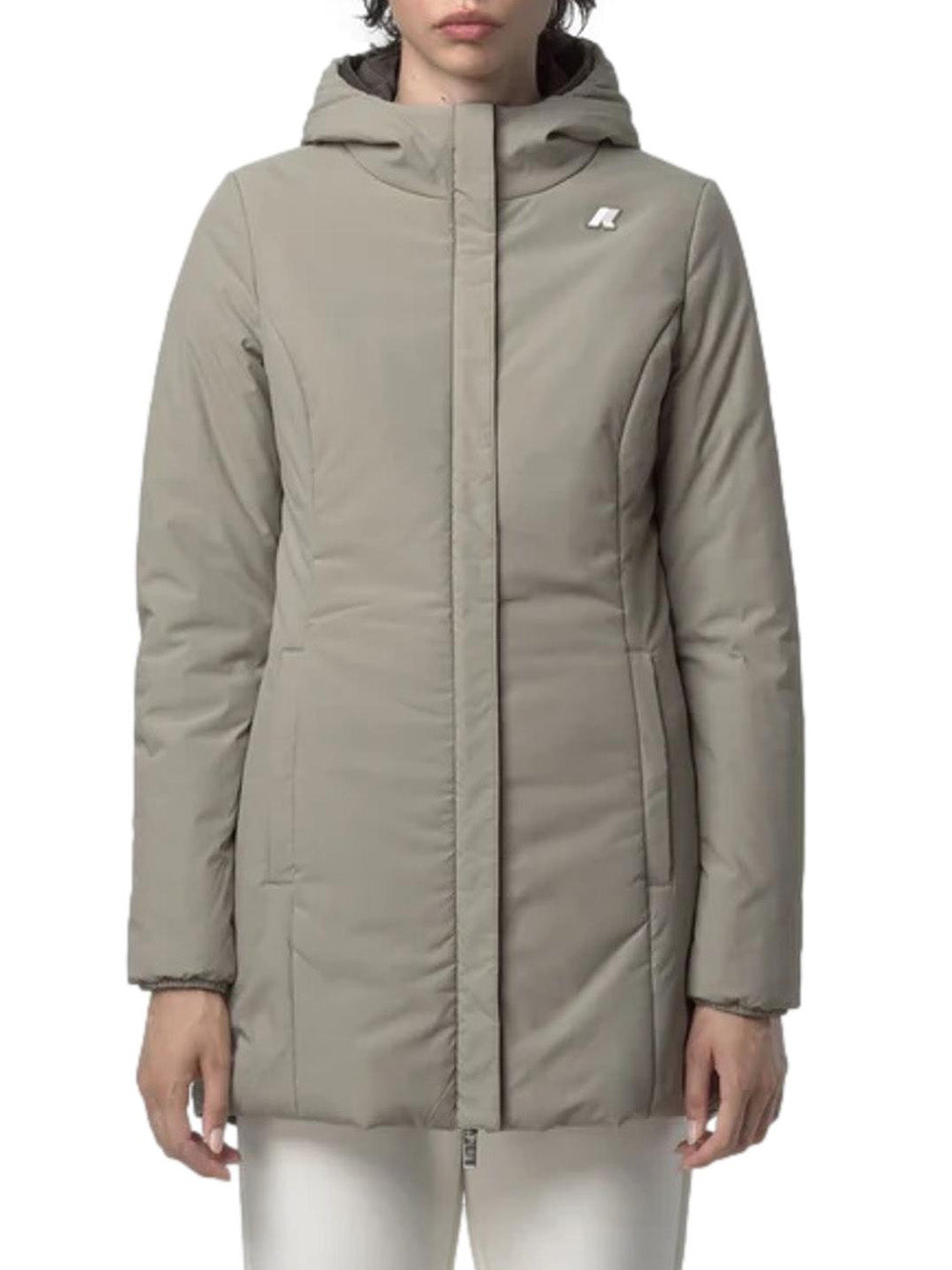 K-way Giubbino Donna Denise St Warm Double Bianco Gardenia