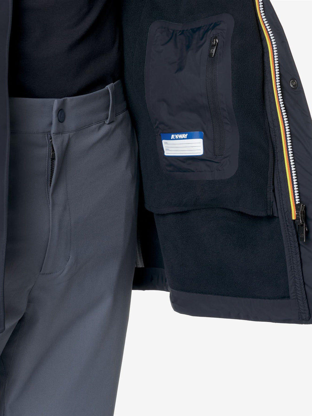 K-way Giubbino Uomo Marlyn Bonded Blu scuro