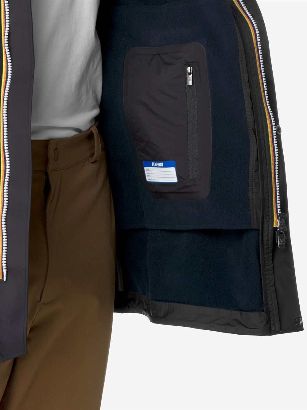 K-way Giubbino Uomo Marlyn Bonded Nero