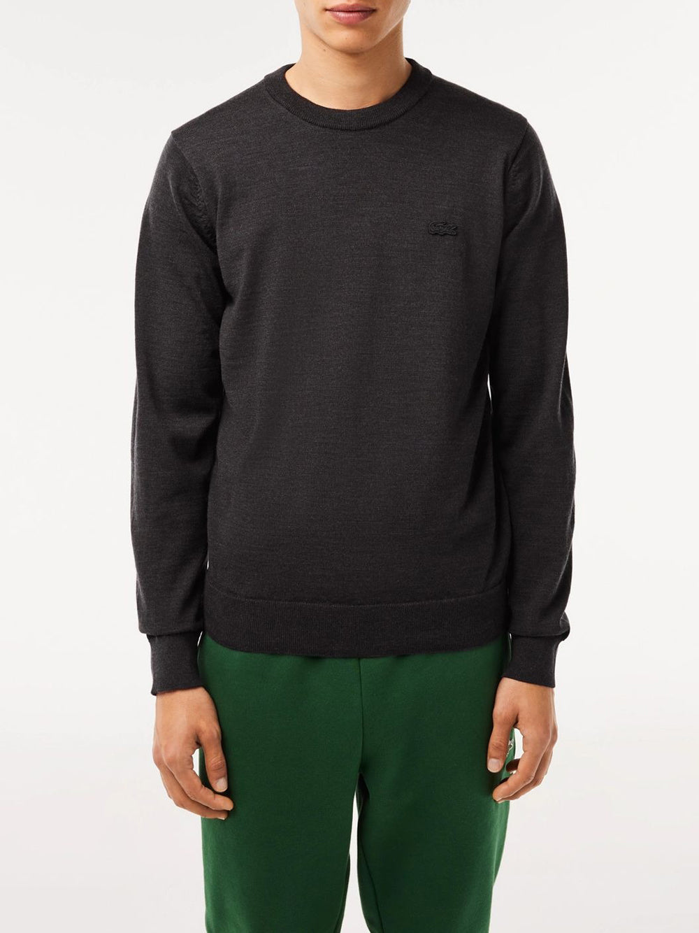 Lacoste Pullover Uomo Grigio Chine