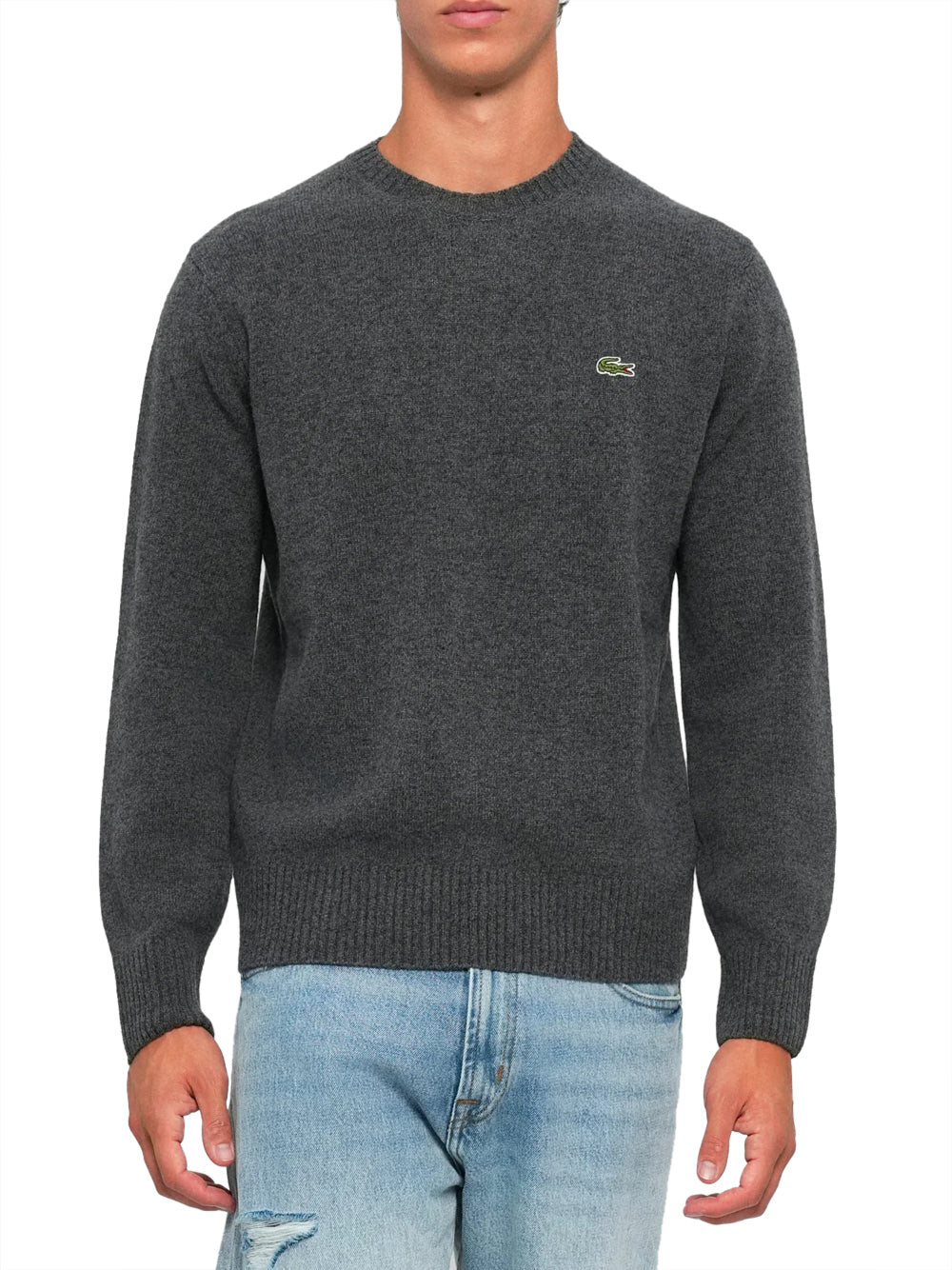 Lacoste Pullover Uomo Grigio Chine