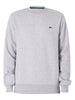 lacoste felpa girocollo uomo sh9608 grigio 9995310