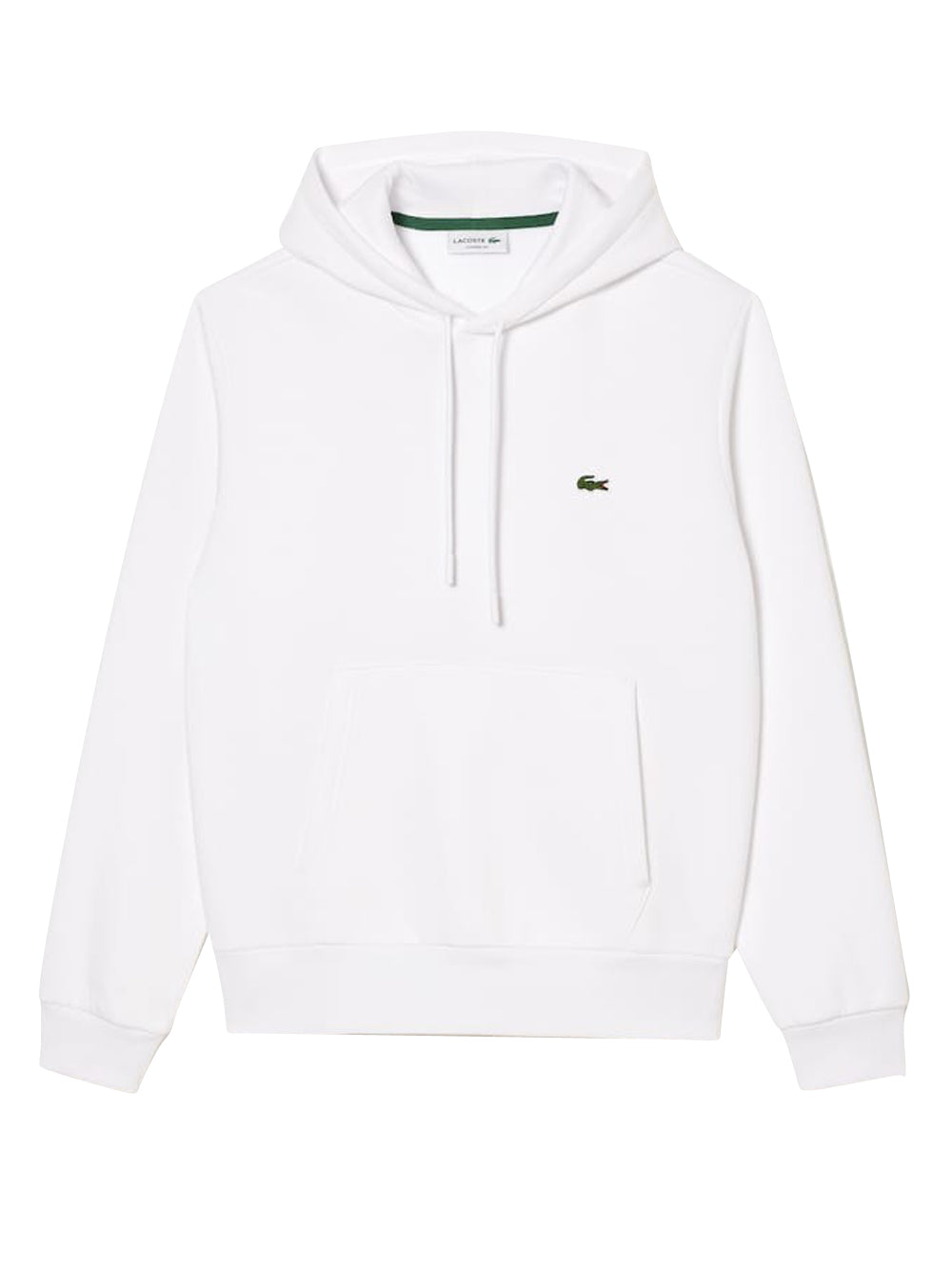 Lacoste Felpa Cappuccio Uomo SH9623 Bianco