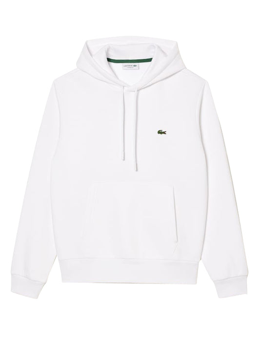 Lacoste Felpa Cappuccio Uomo SH9623 Bianco
