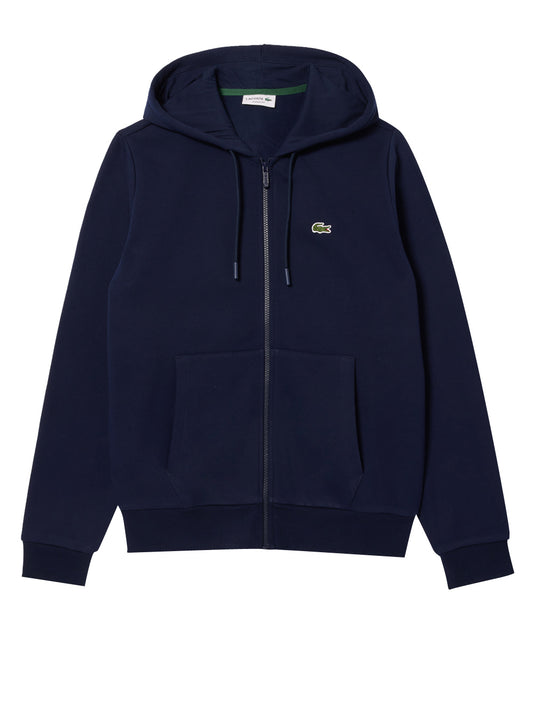 Lacoste Felpa con Zip Uomo Navy