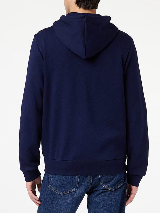 Lacoste Felpa con Zip Uomo Navy