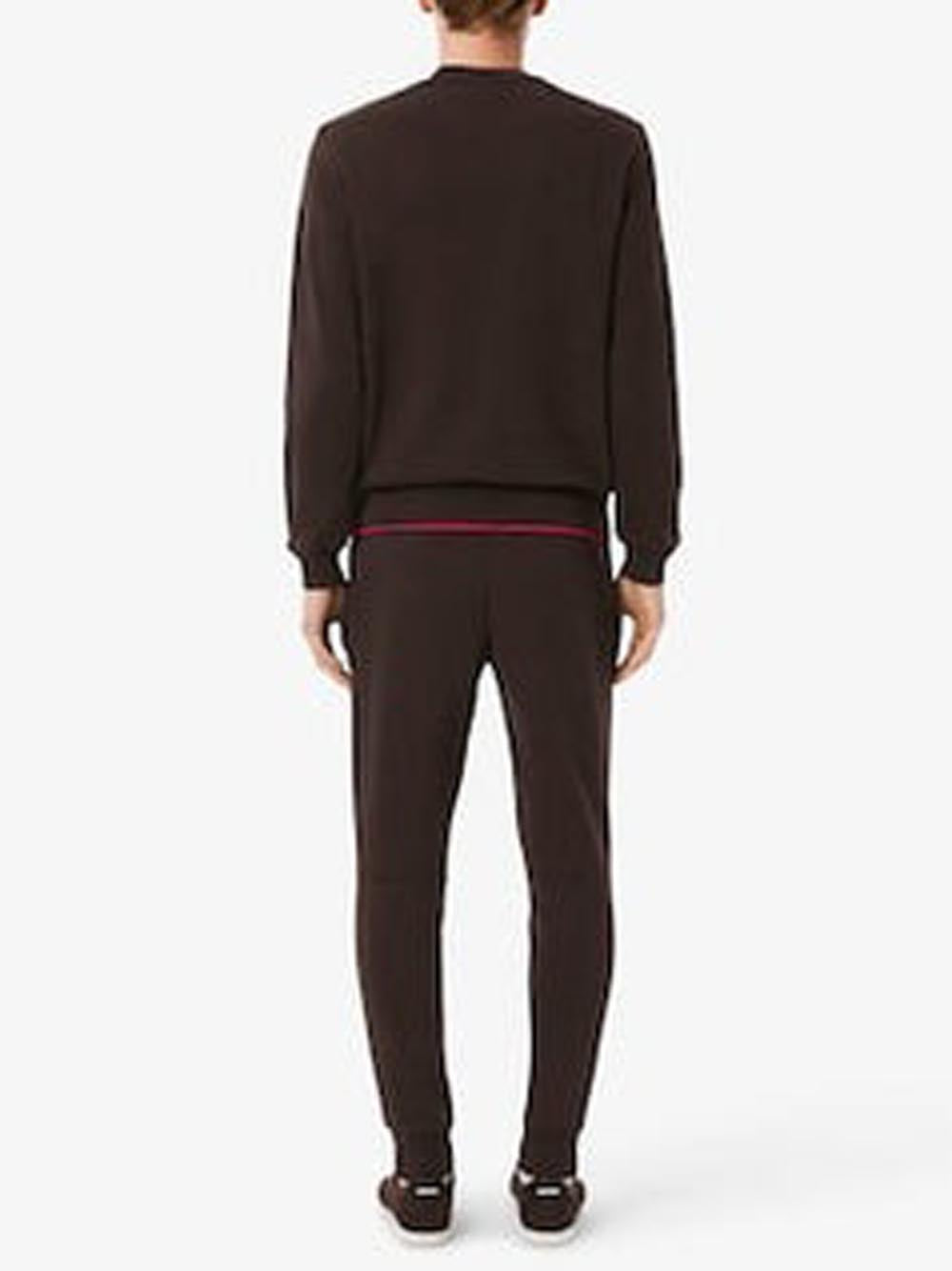 Lacoste Pantalone Tuta Uomo Marrone
