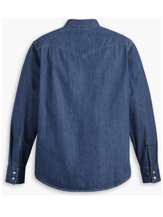 Levi's Camicia Casual Uomo Barstow Western Denim