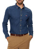 levis camicia casual uomo 86625 blu 8021314