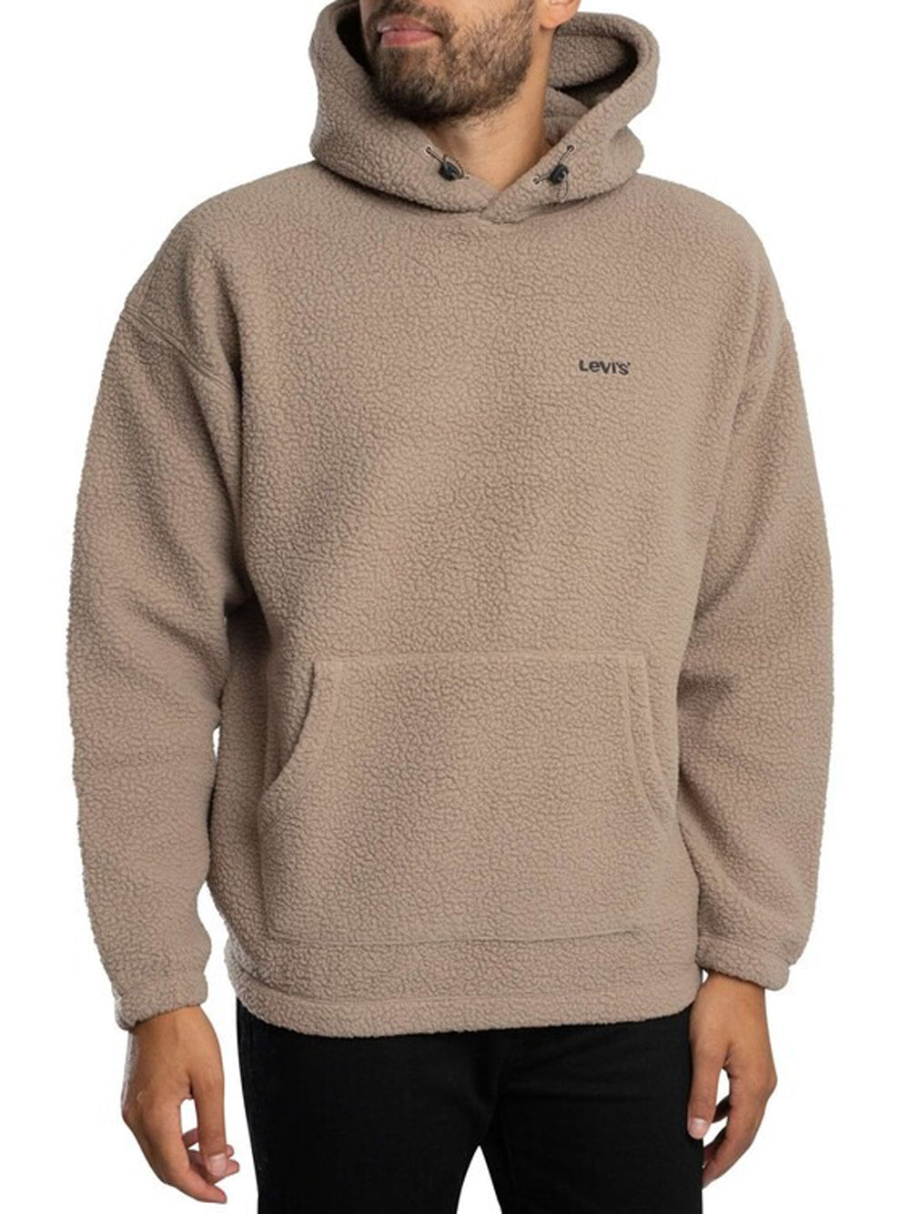 Levi's Felpa Cappuccio Donna Beige