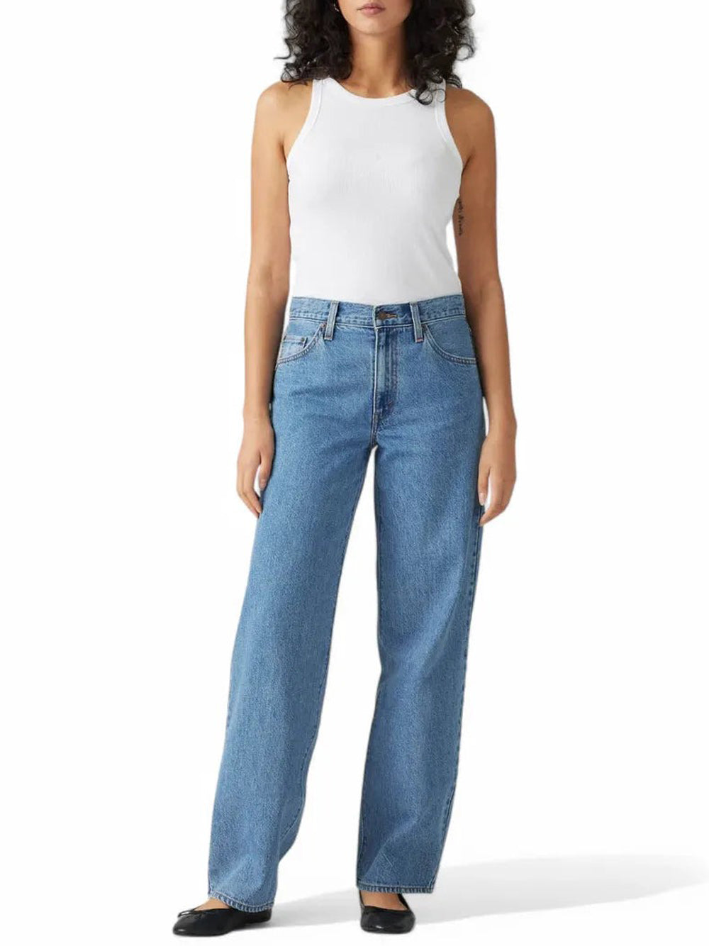Levi's Jeans Regular Donna Baggy Modello Dad Denim