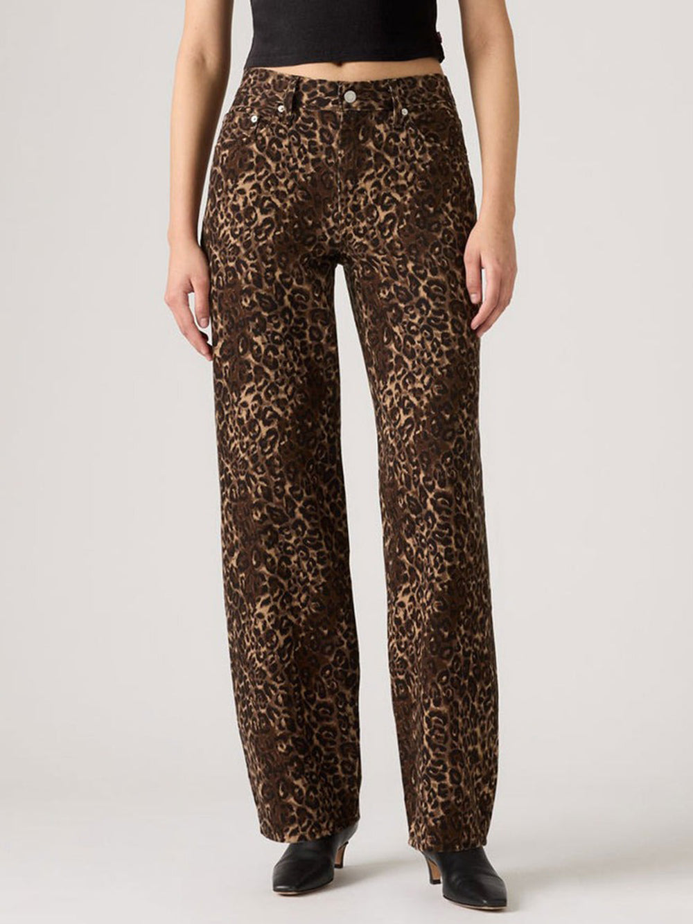 Levi's Jeans Regular Donna Baggy Modello Dad Maculato