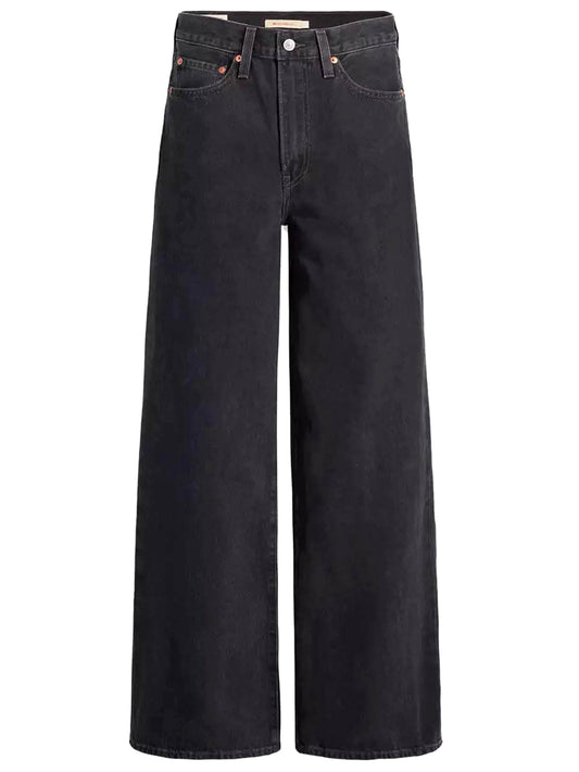 Levi's Jeans Slim Donna Ribcage Wide Leg Jeans Nero