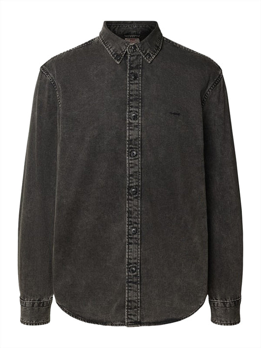 Levi's Camicia Casual Uomo Authentic Nero