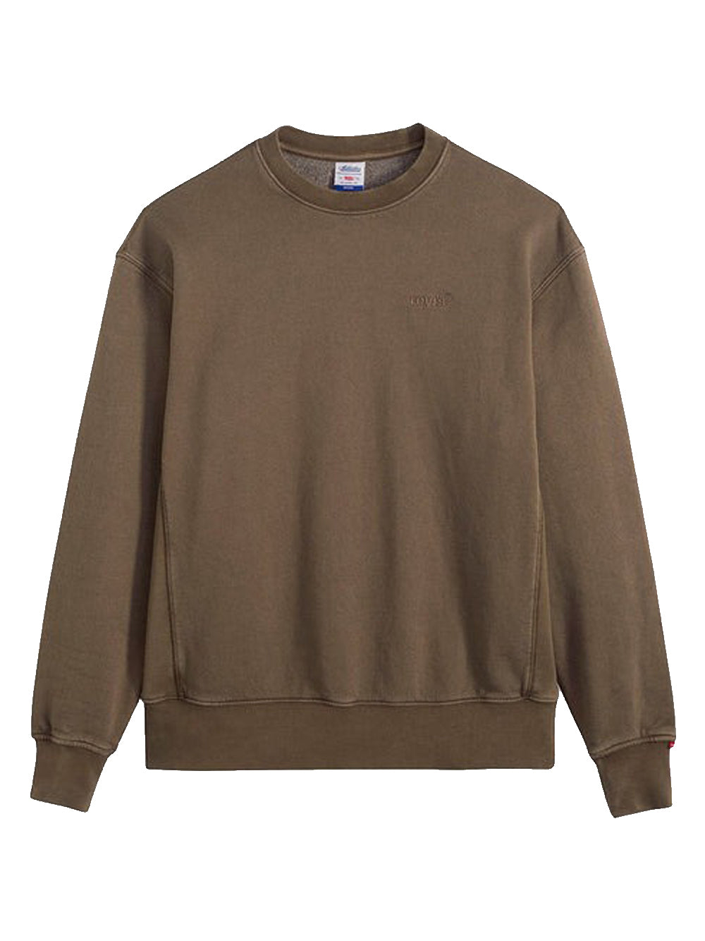 Levi's Felpa Girocollo Uomo Authentic Marrone