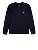 lyle scott felpa girocollo uomo navy scuro 3139730