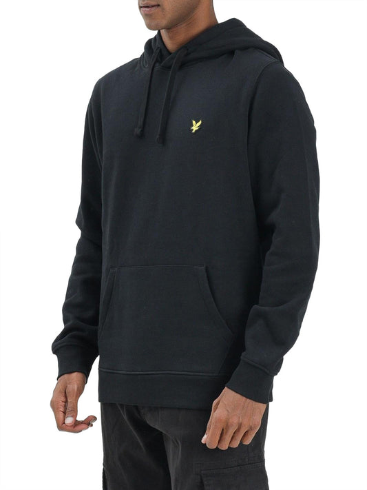 Lyle & Scott Felpa Cappuccio Uomo Nero