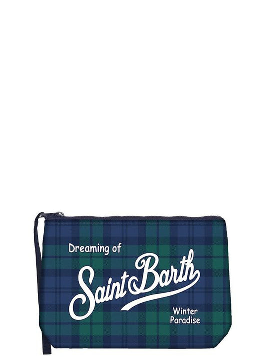 MC2 Saint Barth Borsa Pochette Unisex Aline W Tartan