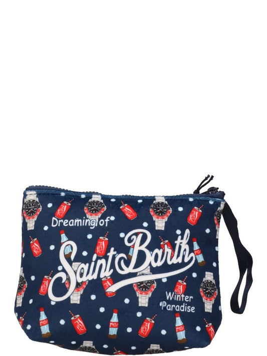 MC2 Saint Barth Borsa Pochette Unisex Aline W Blu