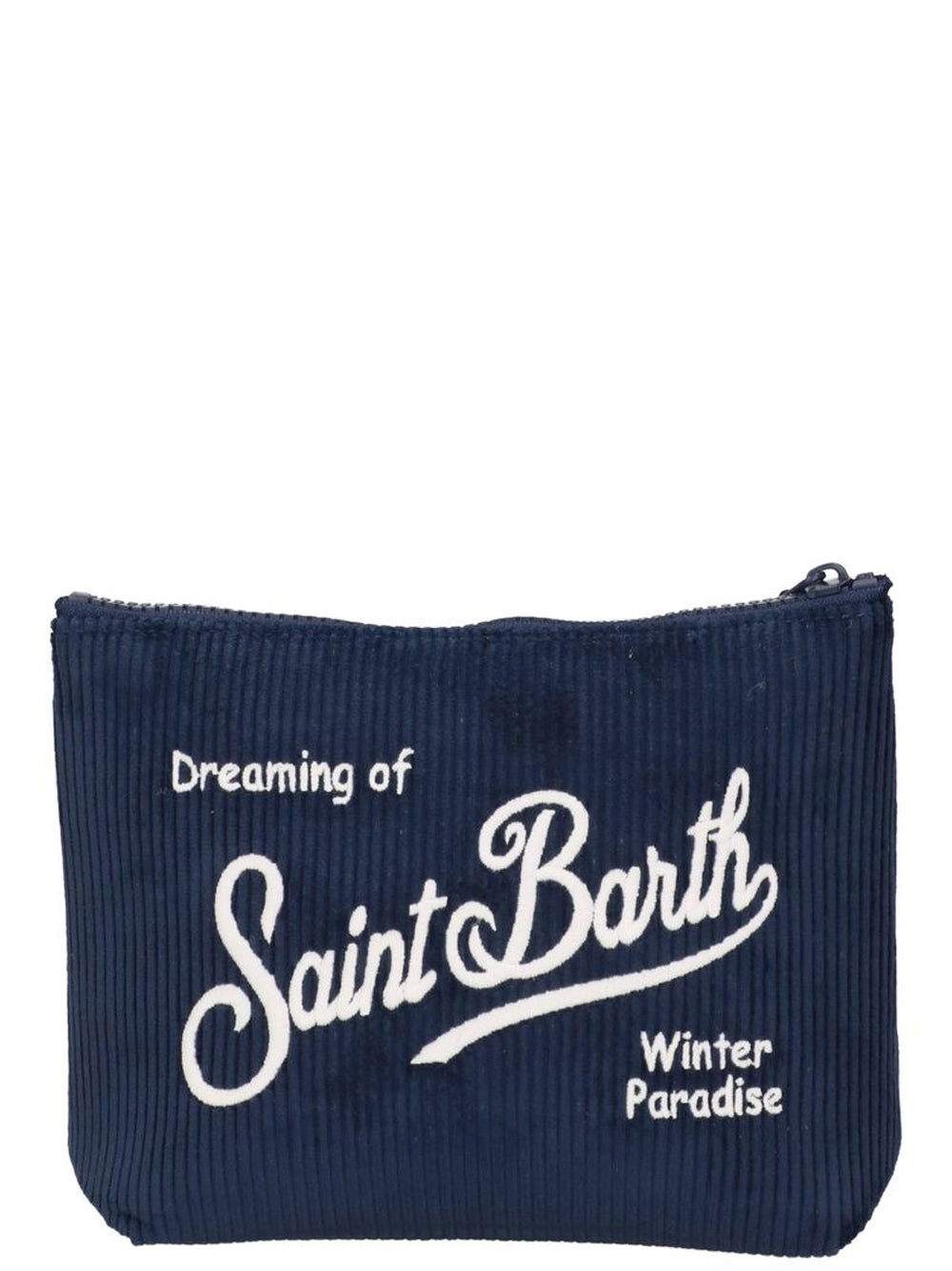 MC2 Saint Barth Borsa Pochette Unisex Aline Flannel Navy