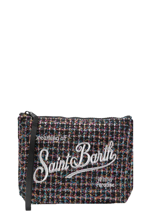 MC2 Saint Barth Borsa Pochette Unisex Lurex Nero