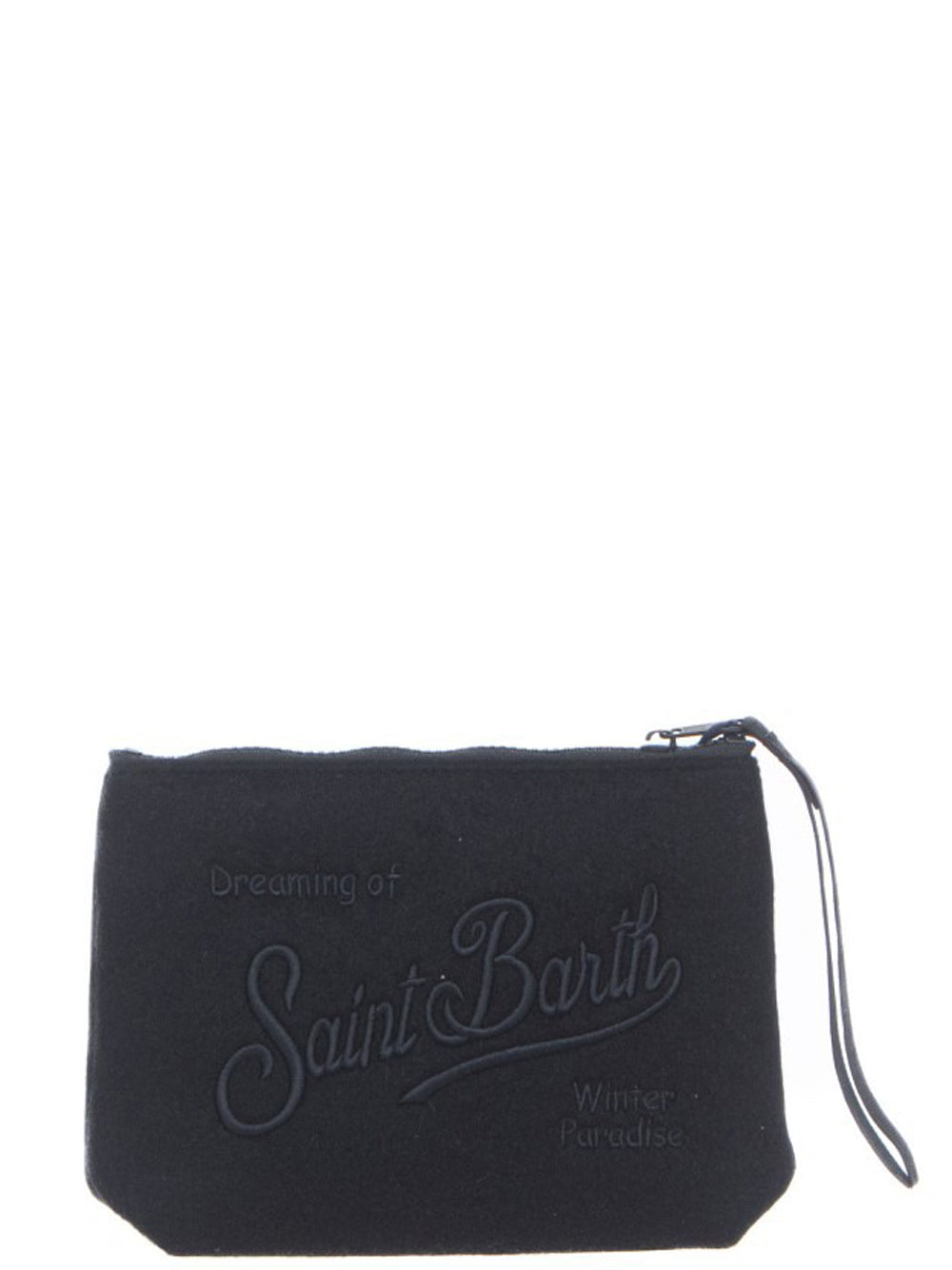 MC2 Saint Barth Borsa Pochette Unisex Aline Felt Nero