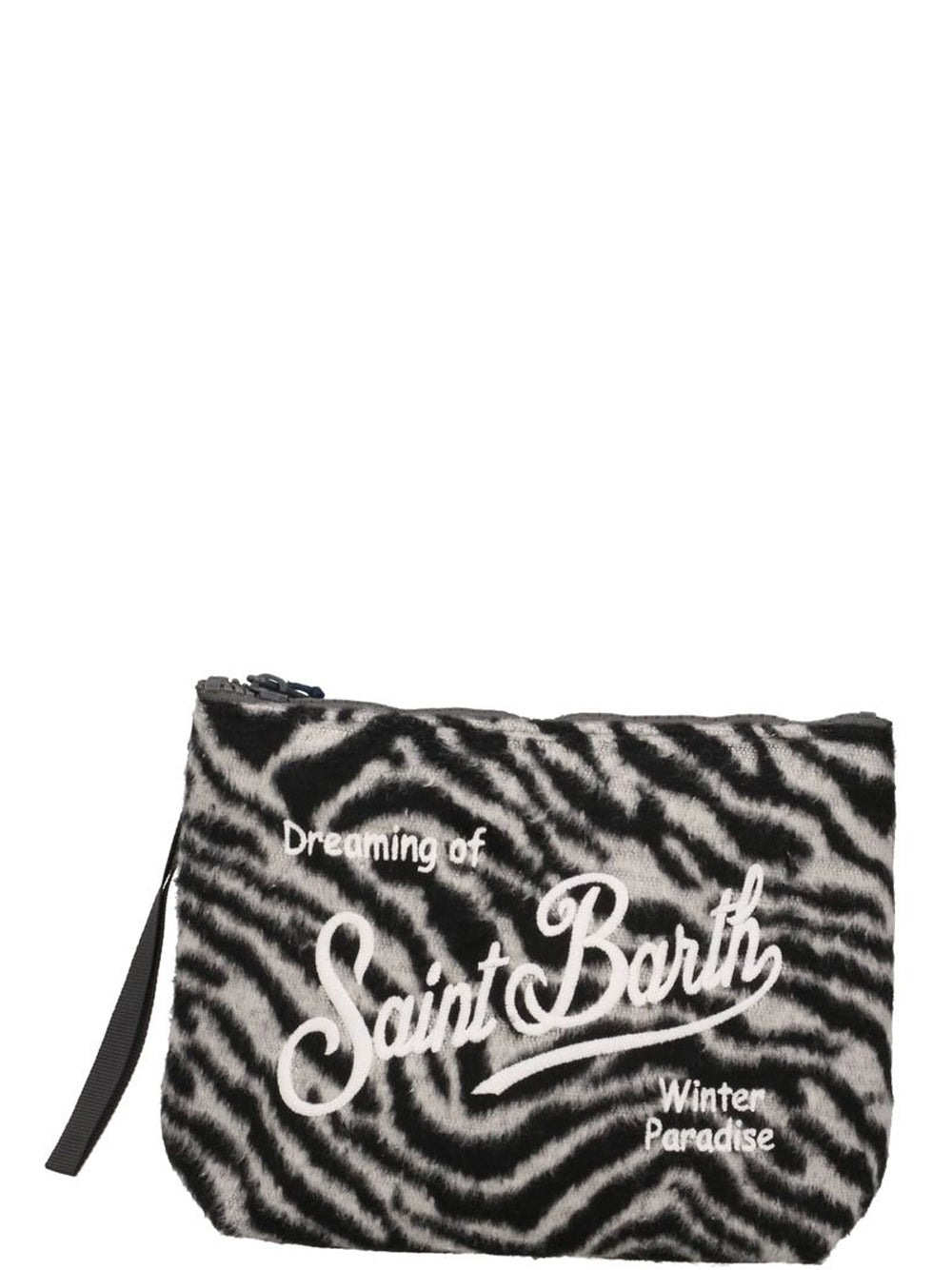 MC2 Saint Barth Borsa Pochette Unisex Aline Felt Nero