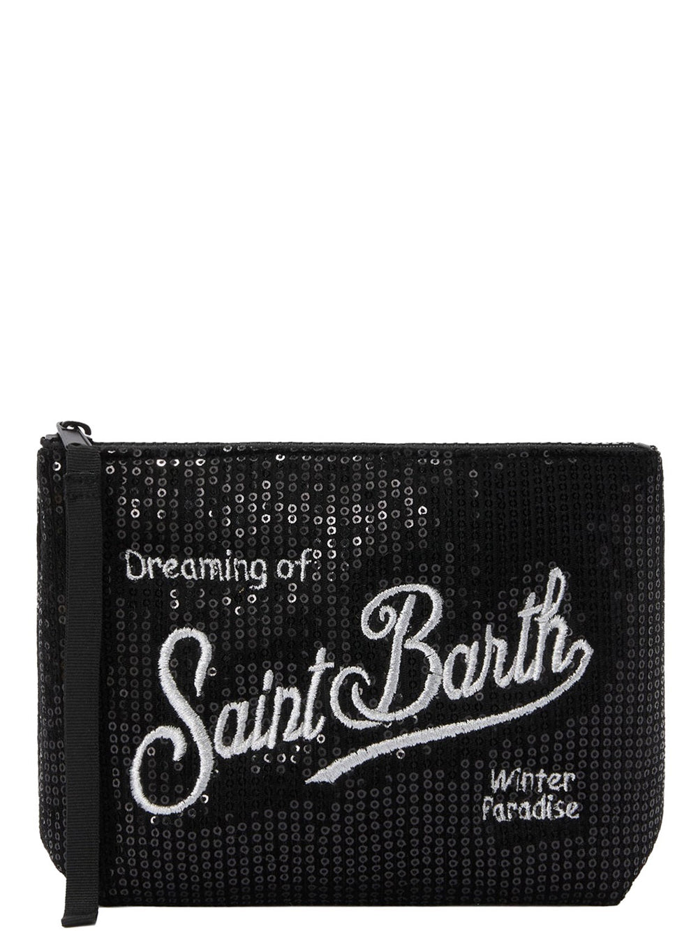 MC2 Saint Barth Borsa Pochette Unisex Aline Velvet Pail Nero