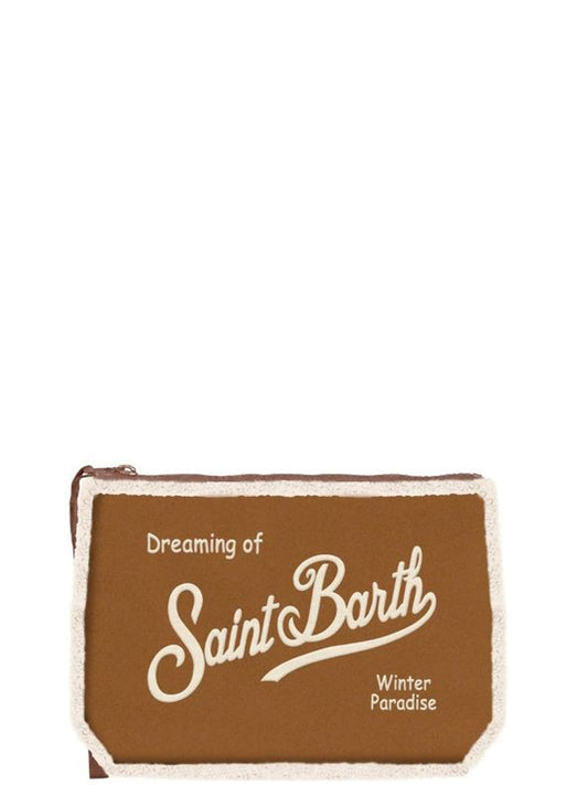 MC2 Saint Barth Borsa Pochette Unisex Aline sherling Marrone