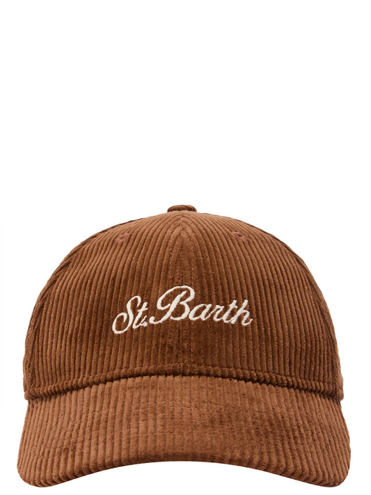 MC2 Saint Barth Berretto Unisex Corduroy Marrone