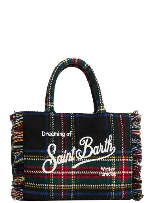 MC2 Saint Barth Borsa a Mano Donna Colette Wool Tartan