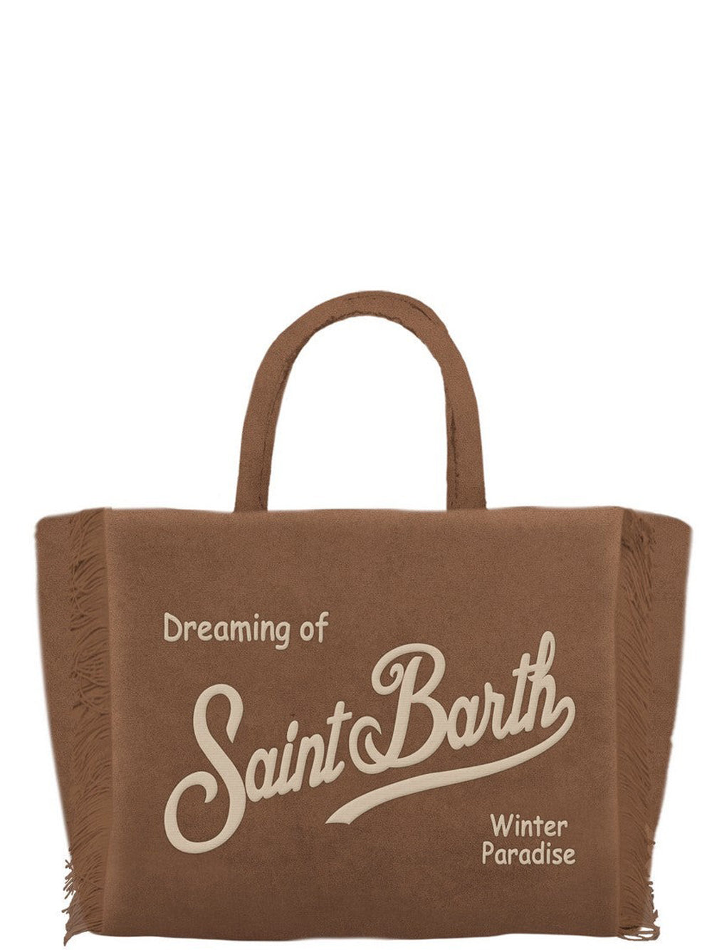 MC2 Saint Barth Borsa a Mano Donna Colette Velvet Marrone