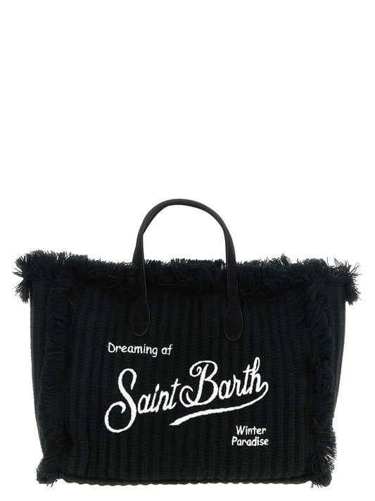MC2 Saint Barth Borsa a Mano Donna Colette rib Nero