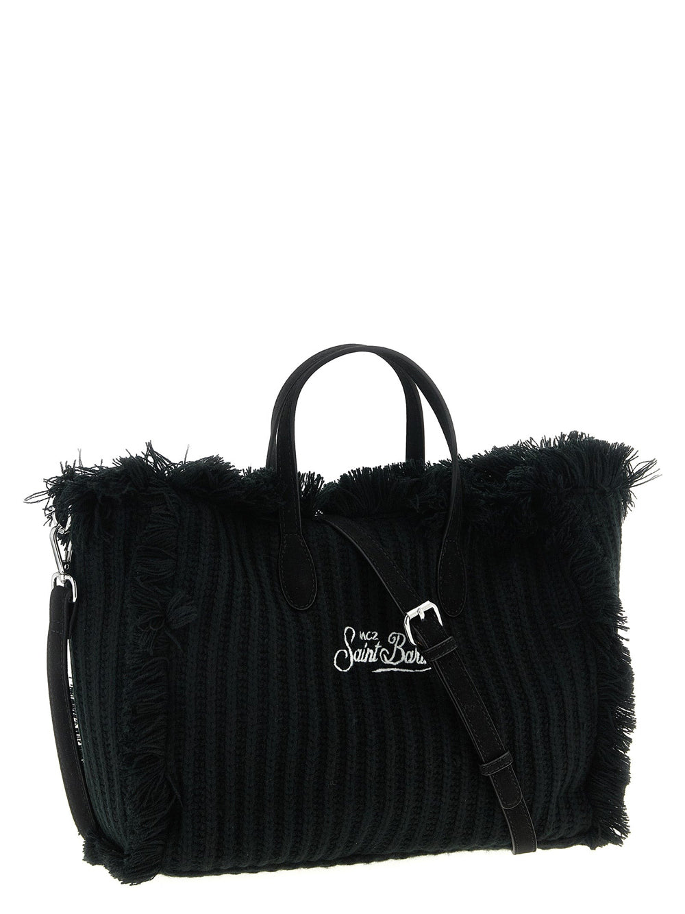 MC2 Saint Barth Borsa a Mano Donna Colette rib Nero