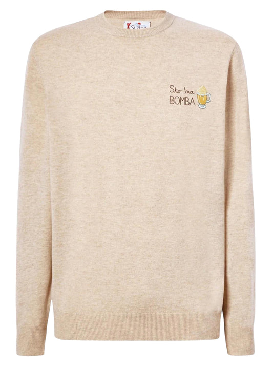 MC2 Saint Barth Maglia Uomo Heron Embry Beige